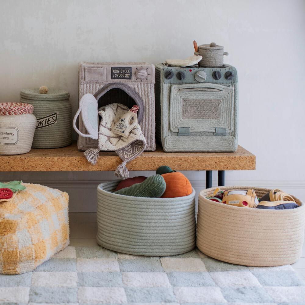 Hand Braided Play Basket Set