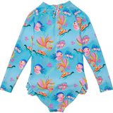 Sustainable Leg Frill Surf Suit