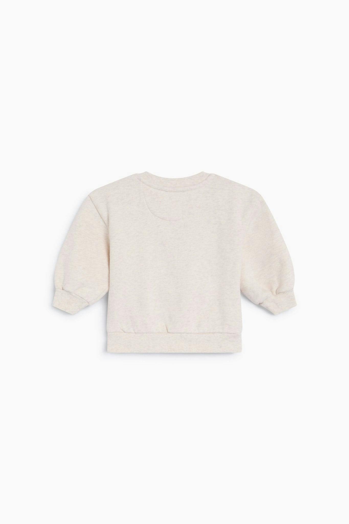 TNS Logo Baby Sweatshirt Whisper White Melange