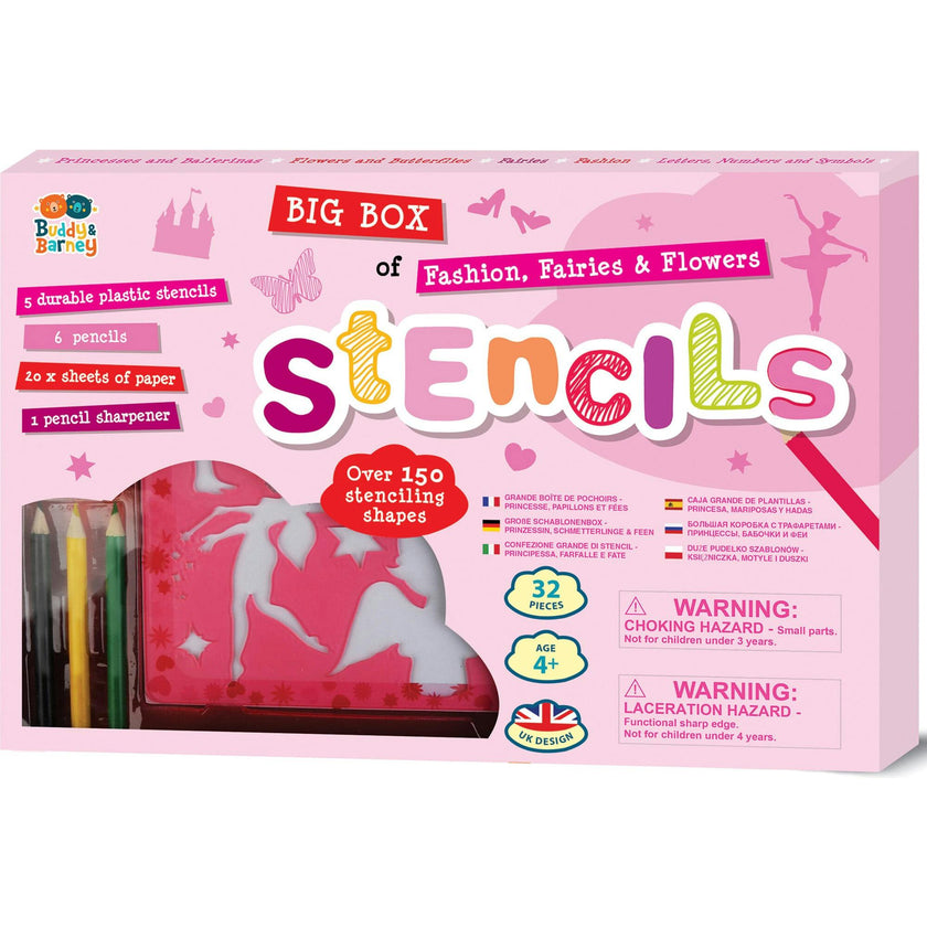 Buddy & Barney: Big Box of Stencils - Fashion
