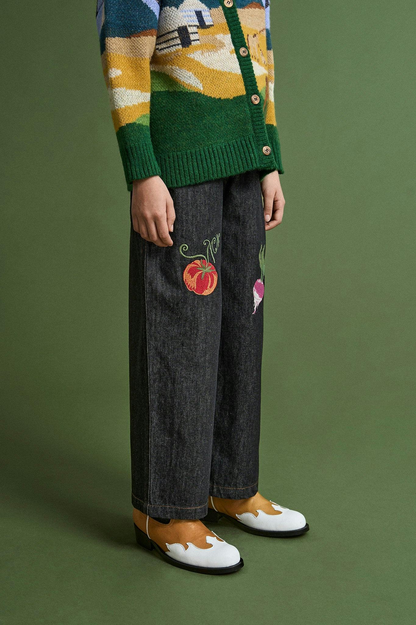 VEGETABLES DENIM BLUE