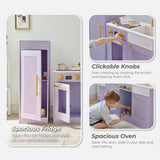 Teamson Kids Little Chef Chester Wooden Play Kitchen with 12 Accessories