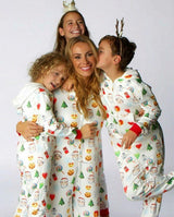 Women's Christmas Emoji Onesie