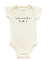 Grandma is my Bestie Organic Baby Bodysuit