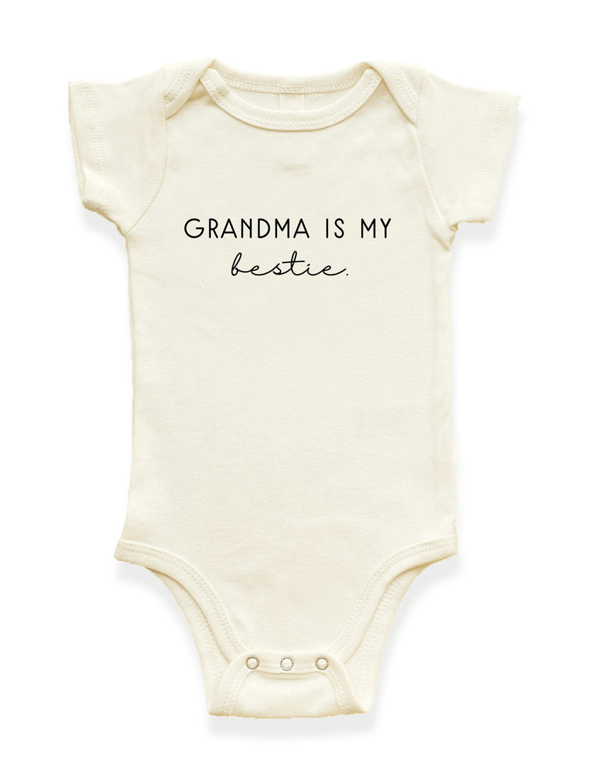 Grandma is my Bestie Organic Baby Bodysuit
