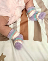 Girl Assorted Pastel Cozy 3pk Infant Hosiery