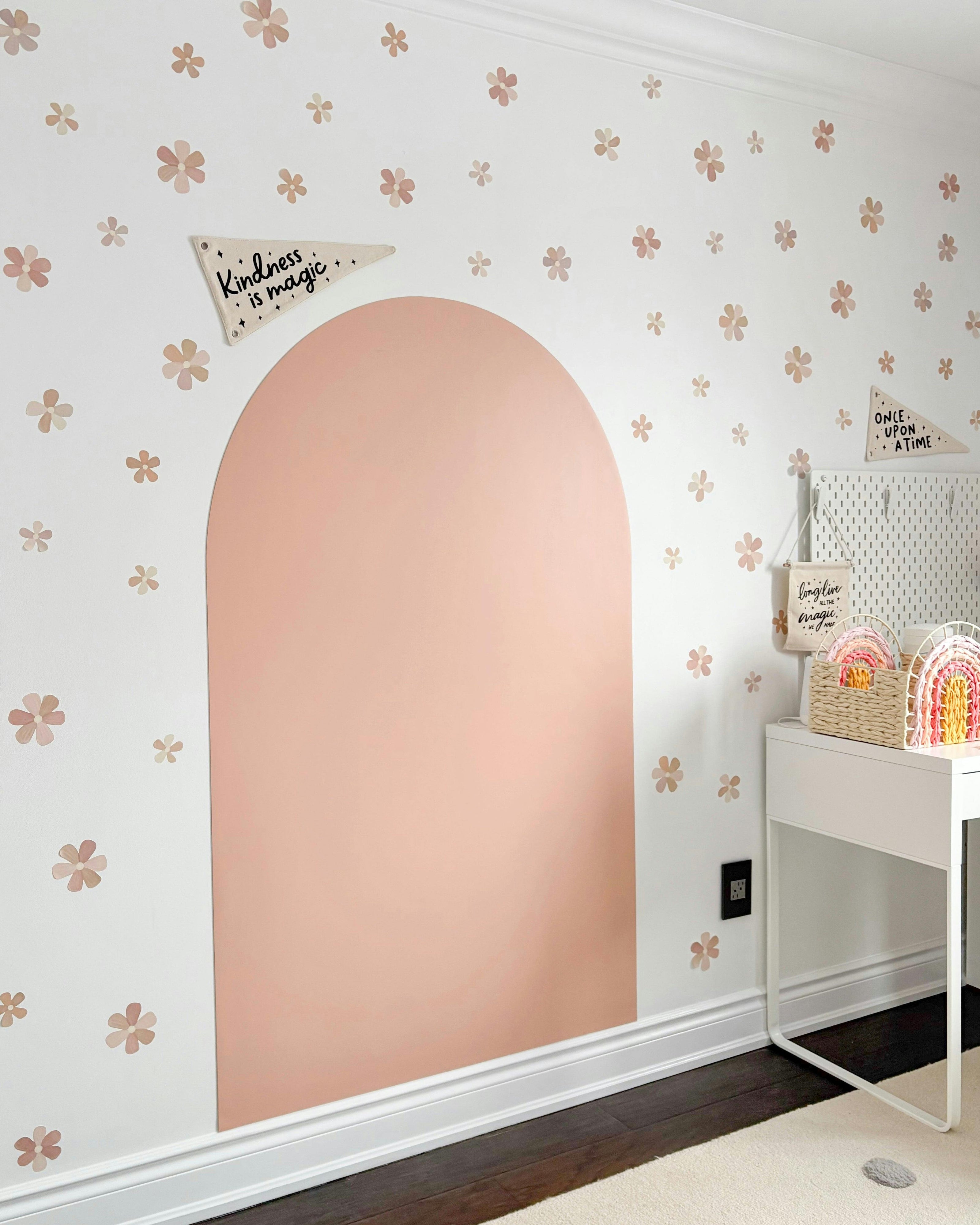 Peel & Stick Fabric Wall Stickers - Flowers