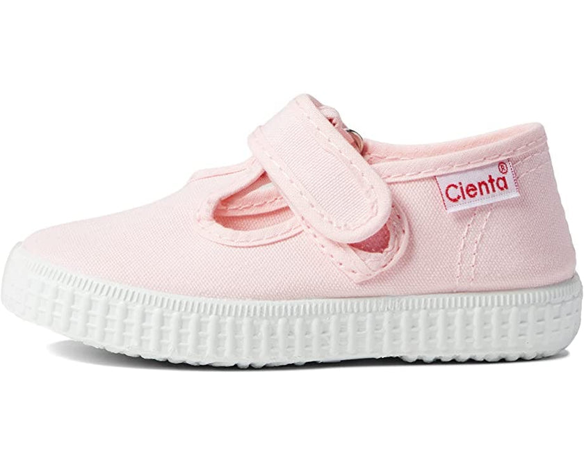 Cienta 50000.03 Pink Velcro T- Strap