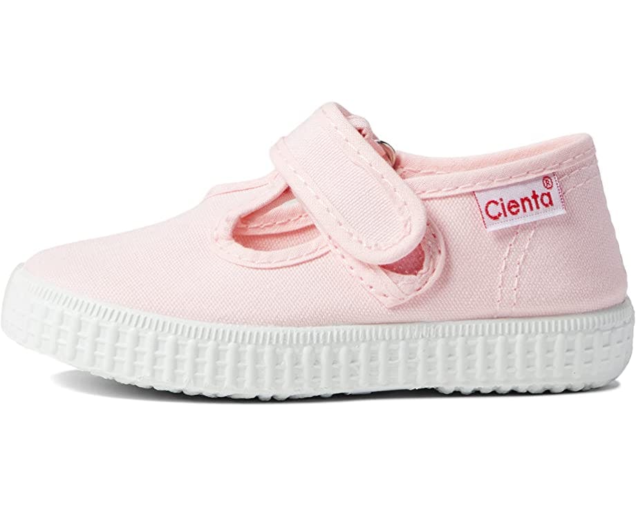 Cienta 50000.03 Pink Velcro T- Strap
