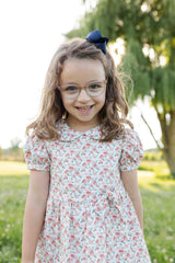 Floral Dress with Tie