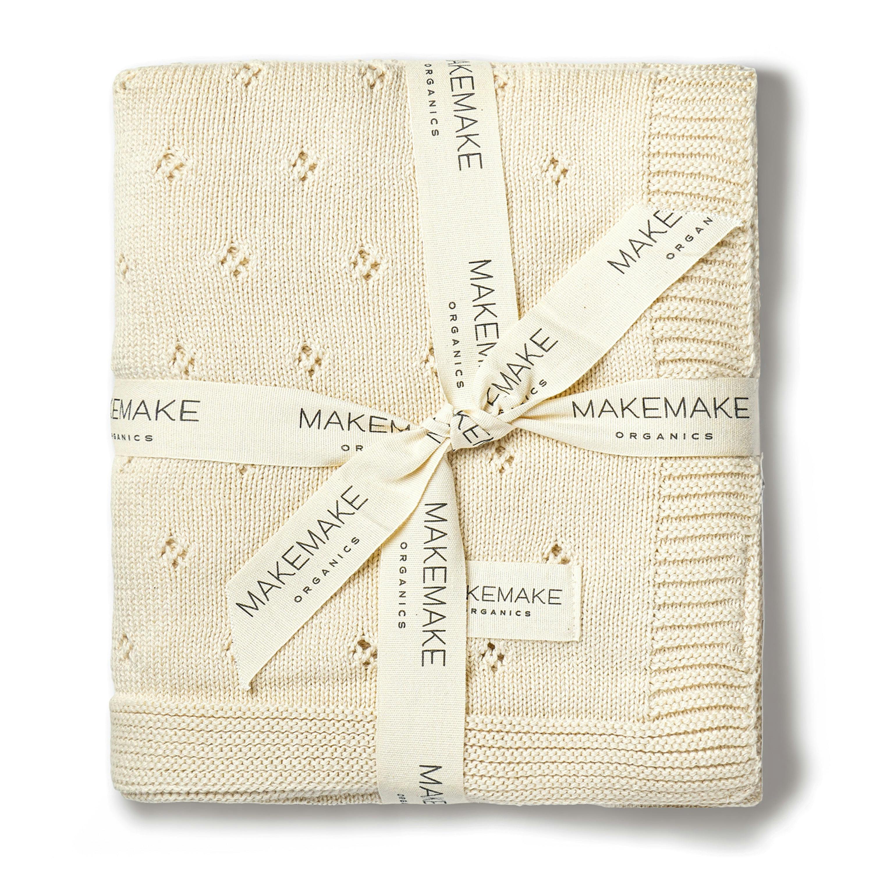 Organic Baby Blanket Pointelle