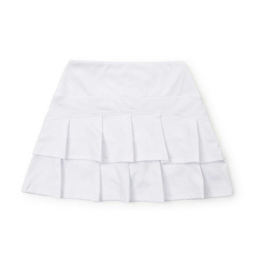 Margot Girls' Performance Skirt by LH Sport White