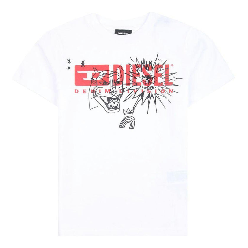 White Jaguar Logo T-Shirt
