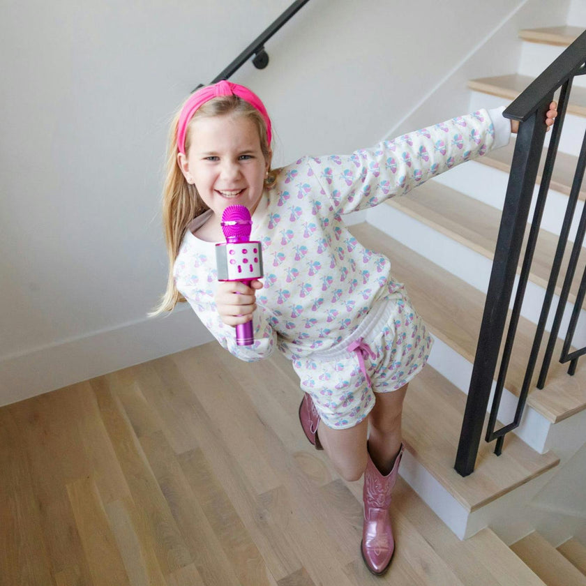 Stella Girls' Sweatshirt Short Set Music Superstar