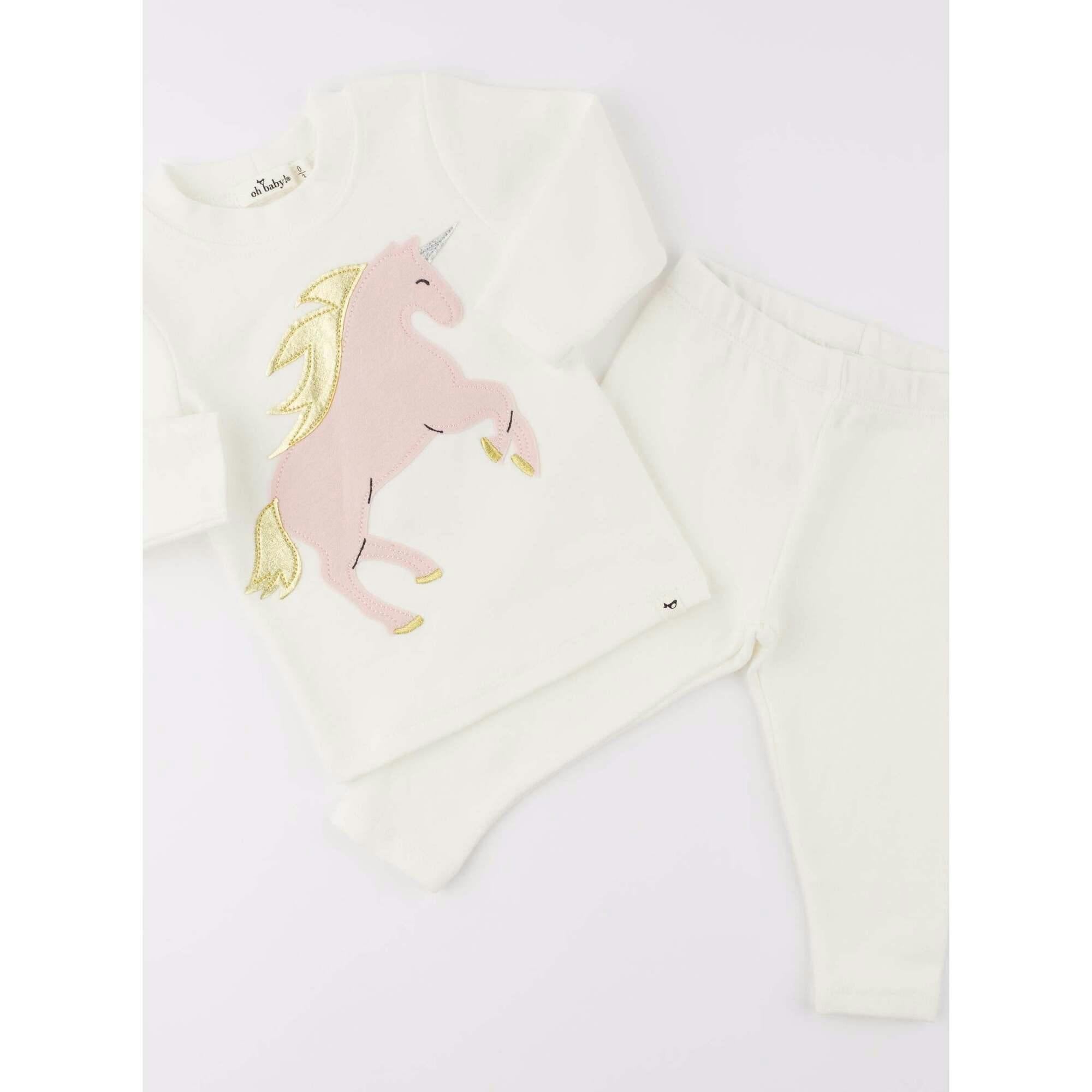 Prancing Applique L/S 2pc Set