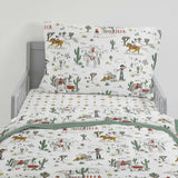 Cotton Muslin Toddler Bedding 3 Piece Set - Cowpoke
