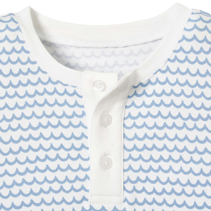 Kid's Pima Snug Fit Pajama Set in La Mer
