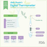 Digital Thermometer: Blue