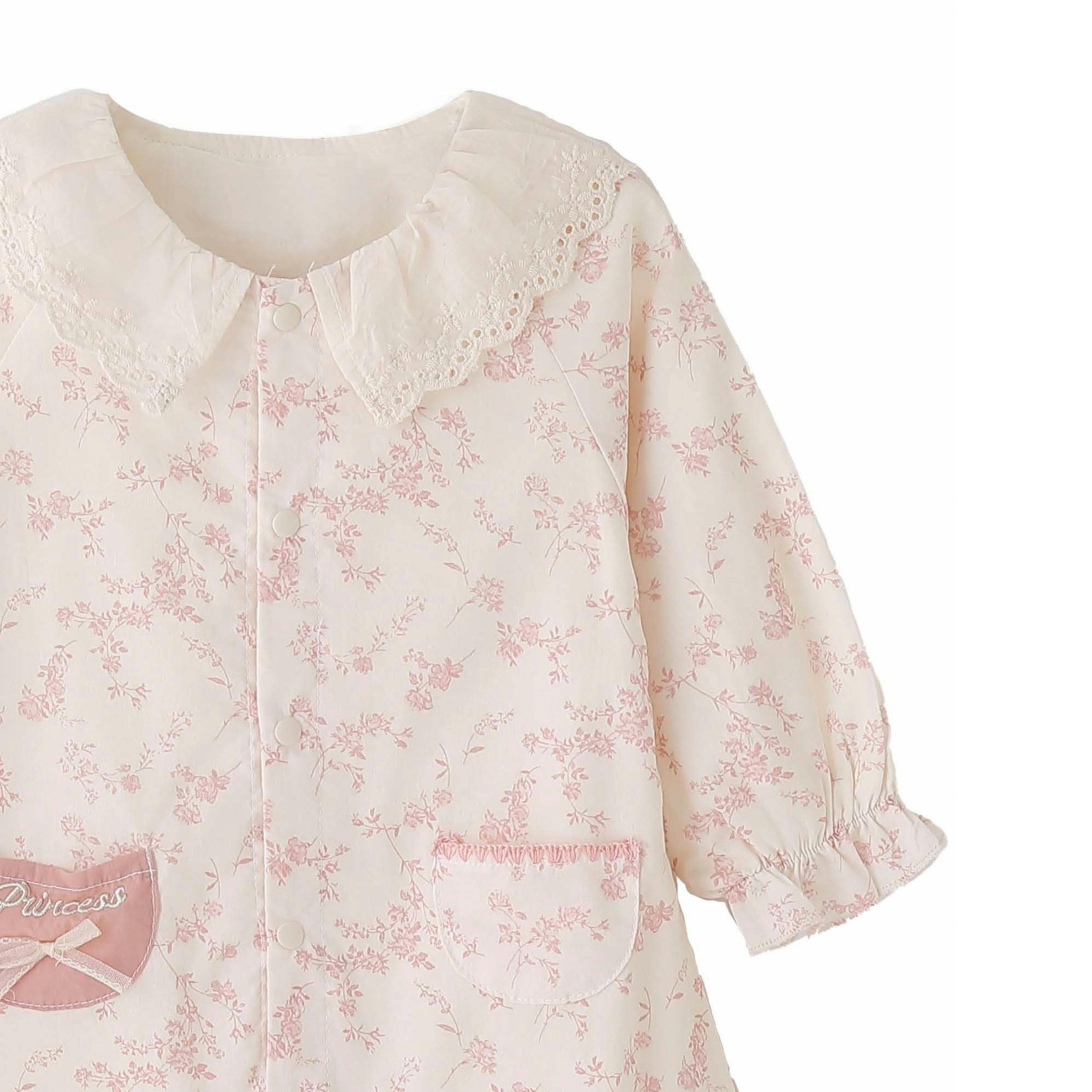 Pink Princess Floral Romper