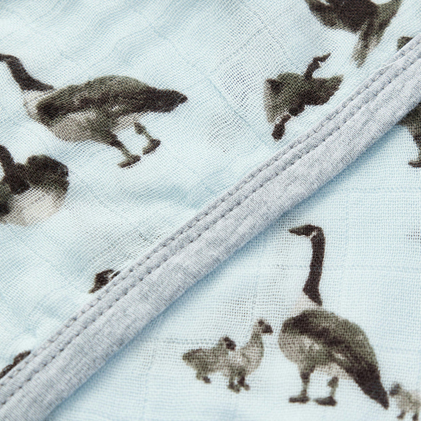 Goose Bamboo Hooded Swaddle Blanket