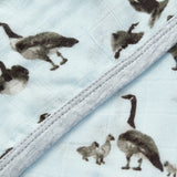 Goose Bamboo Hooded Swaddle Blanket