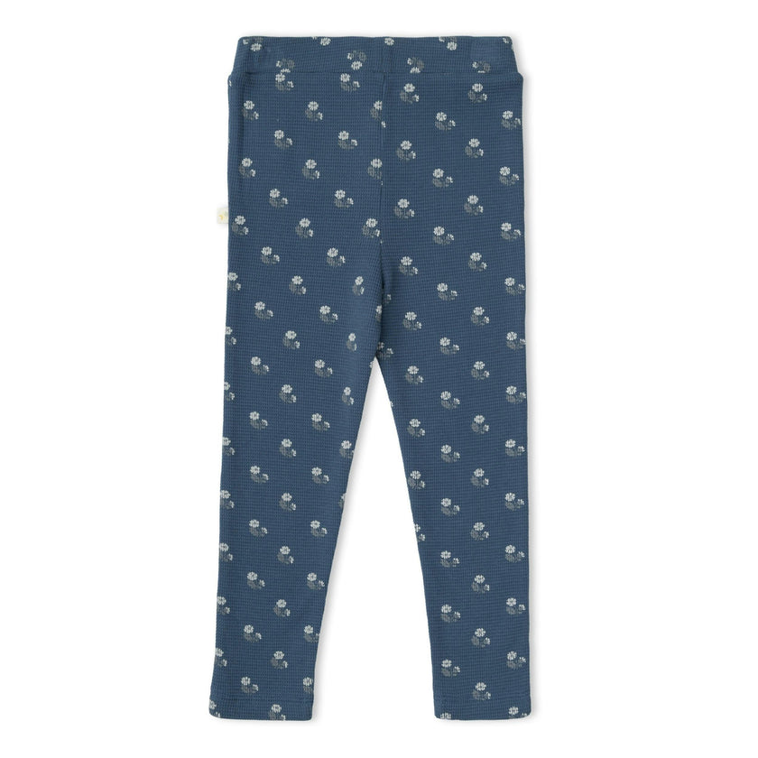 Organic Legging Set of 2 - Indigo Blossom + Navy
