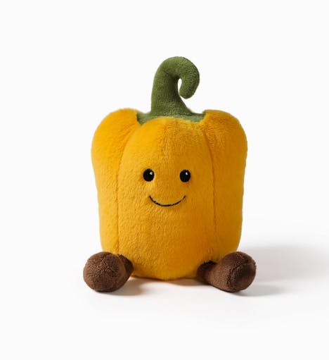 McHugs Naive Yellow Pepper Stuffed plushie 18cm