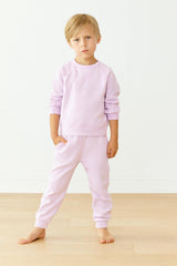 Sherpa Raglan Sweatshirt and Jogger Set