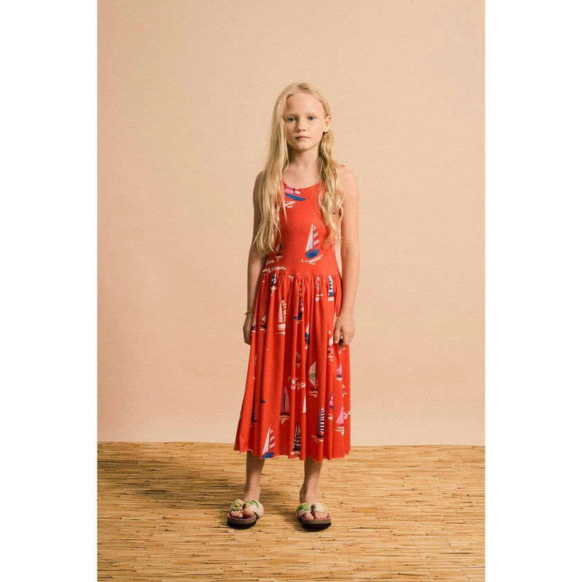 BARCOS DRESS RED