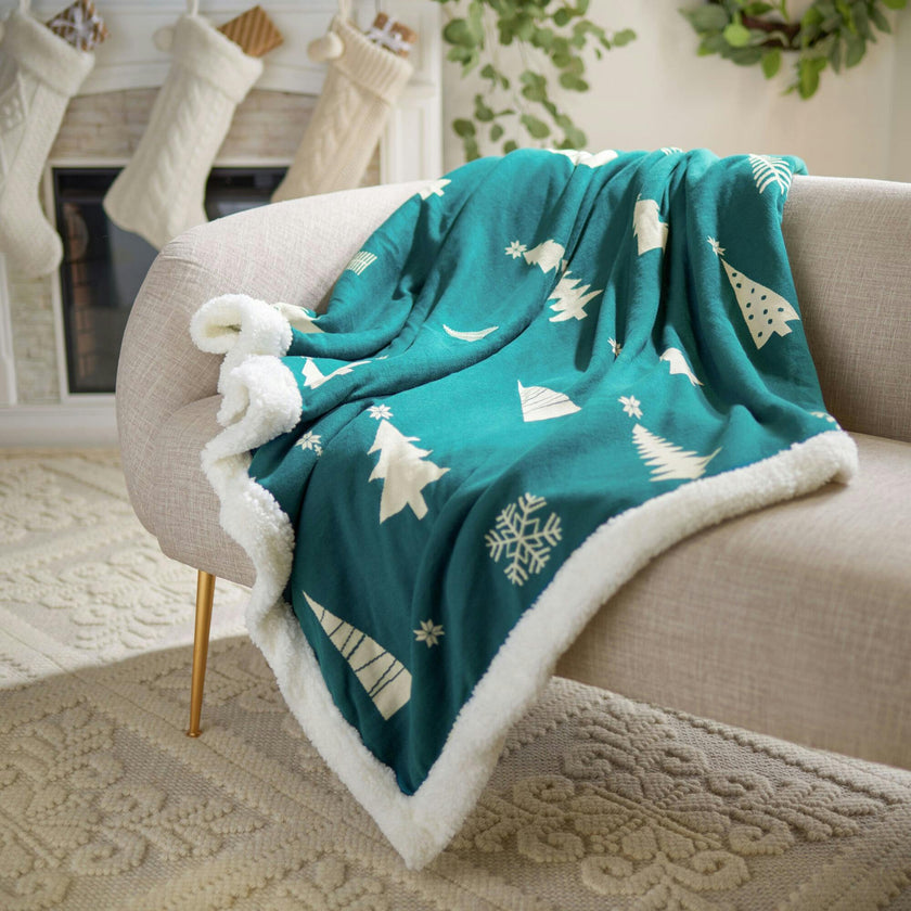 Cedar Sherpa Throw
