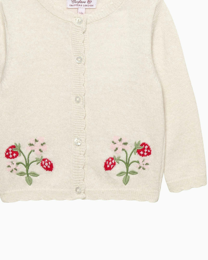 Baby Strawberry Cardigan