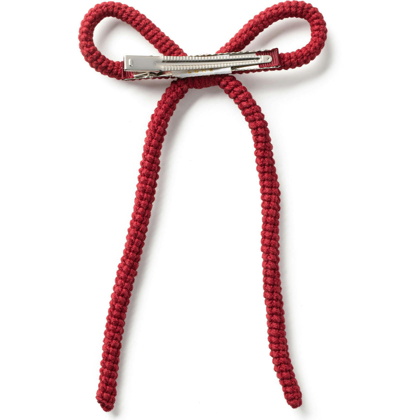 Juliana Textured Knit Long Tail Clip