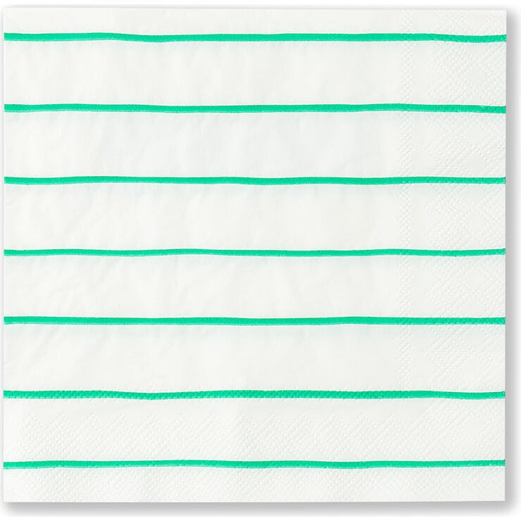 Clover Frenchie Striped Large Napkins
