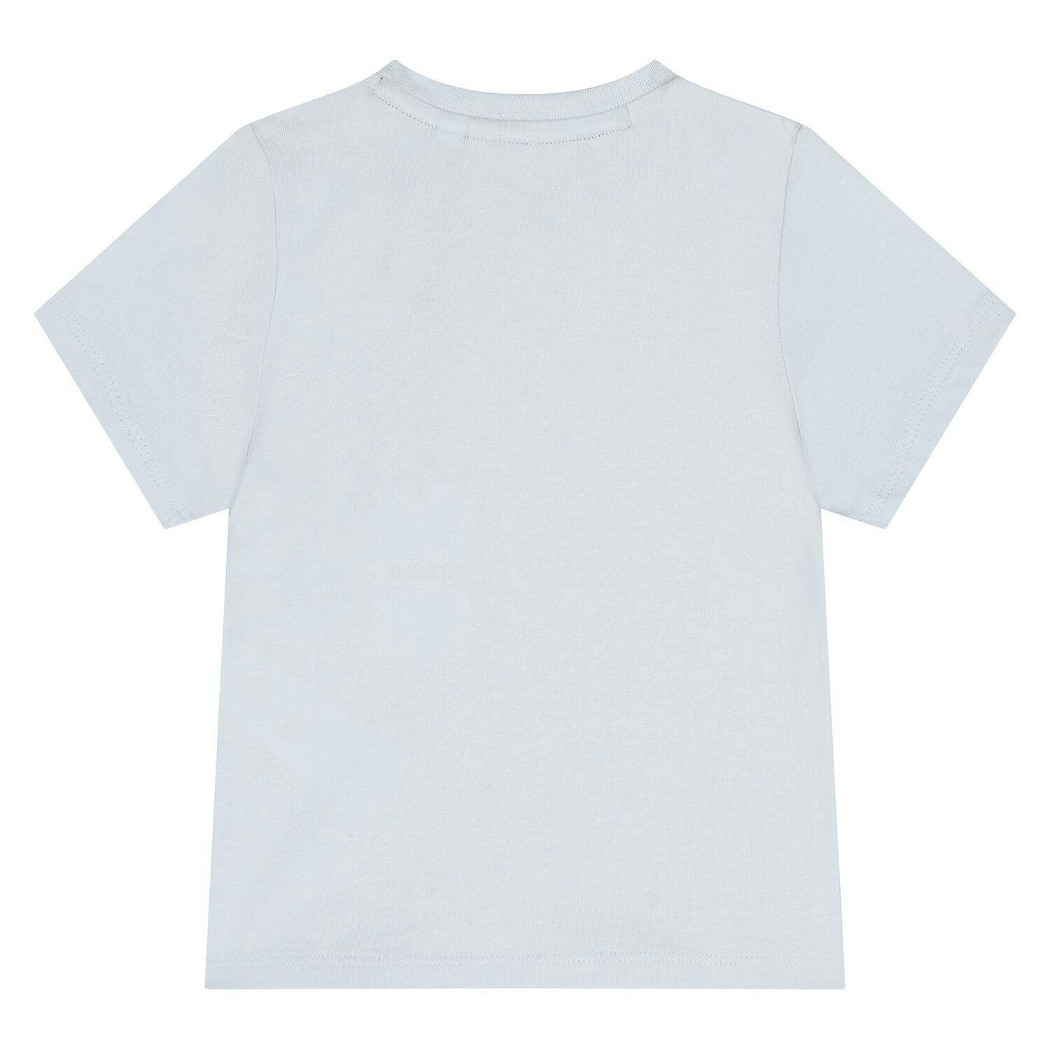 Pale Blue Short Sleeves T-Shirt