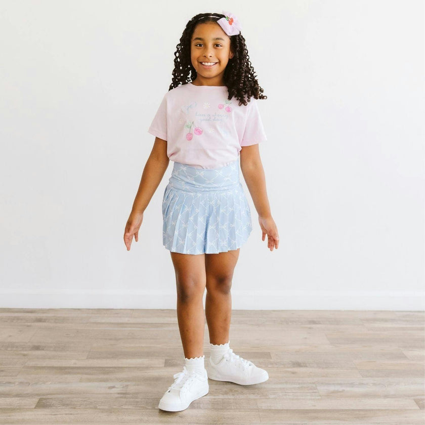 Cherry Good Day Short Sleeve T-Shirt - Ballet