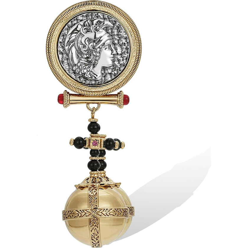 Globus Cruciger Coin Earrings