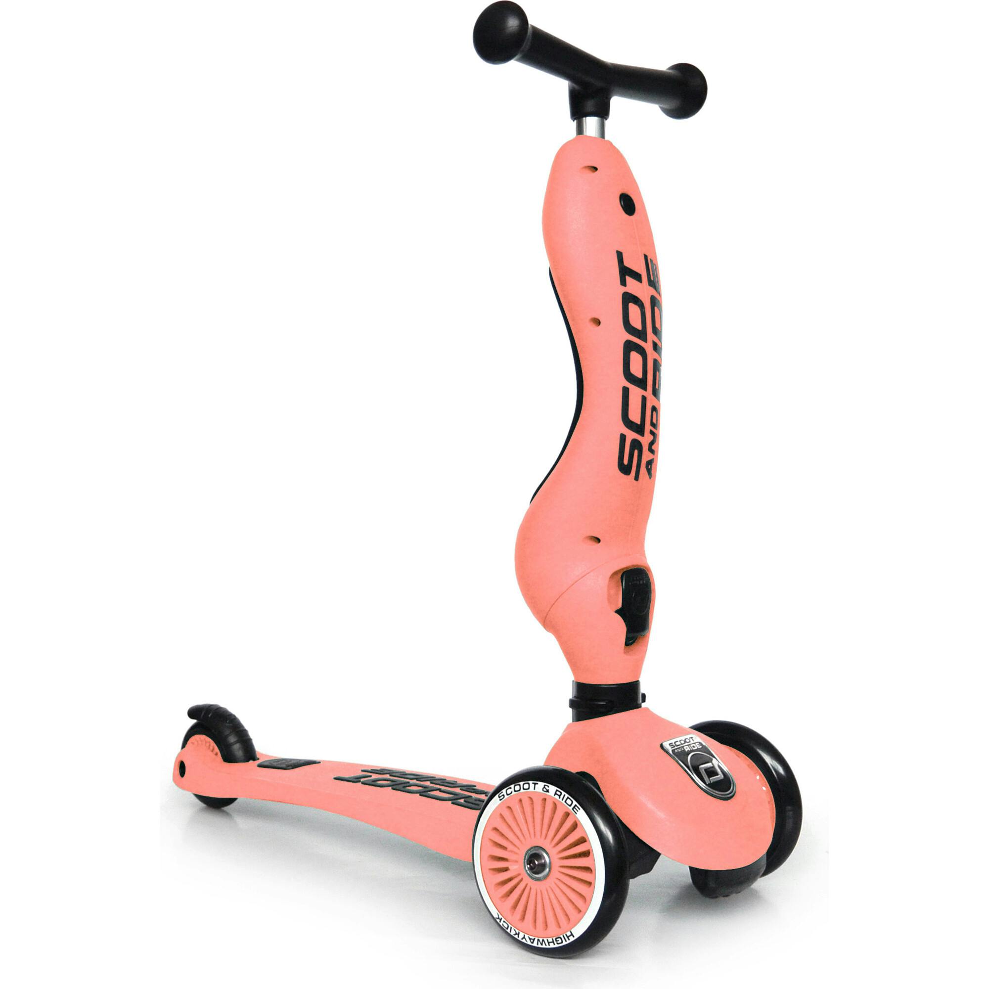 HighwayKick 1 Scooter and Ride On Toy Peach