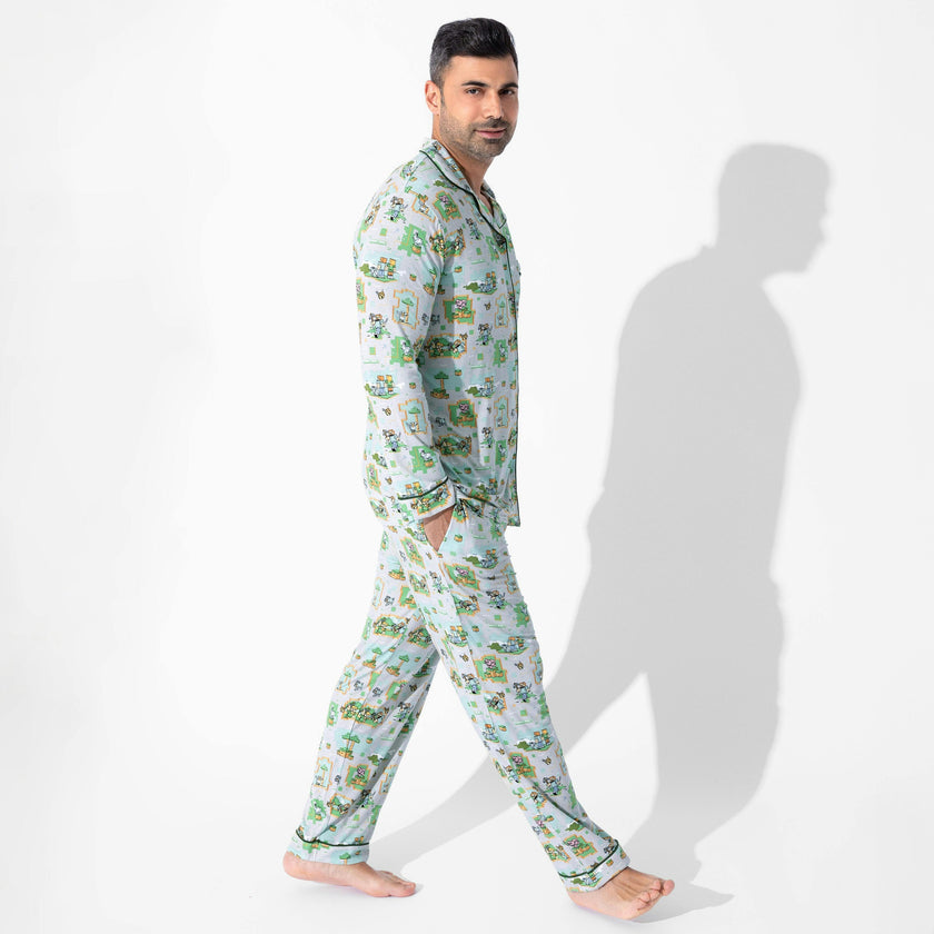 Minecraft: Overworld Dreams Bamboo Men's Pajama Set