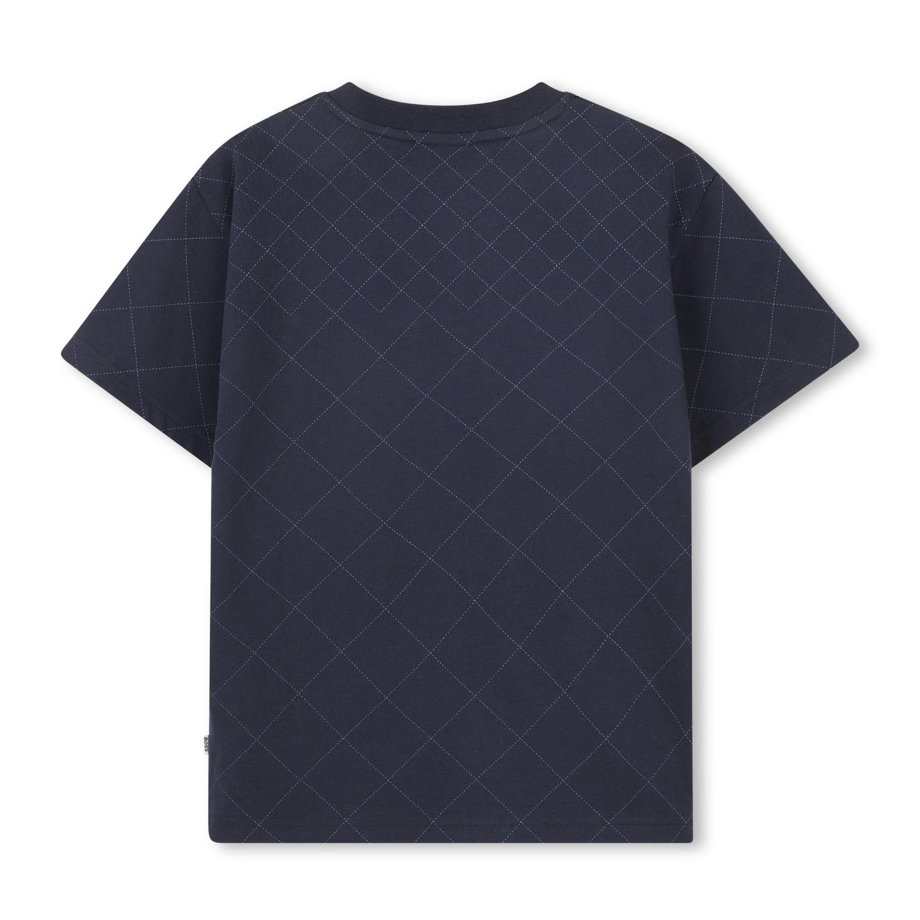 Dark Navy Textured T-Shirt