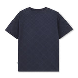 Dark Navy Textured T-Shirt