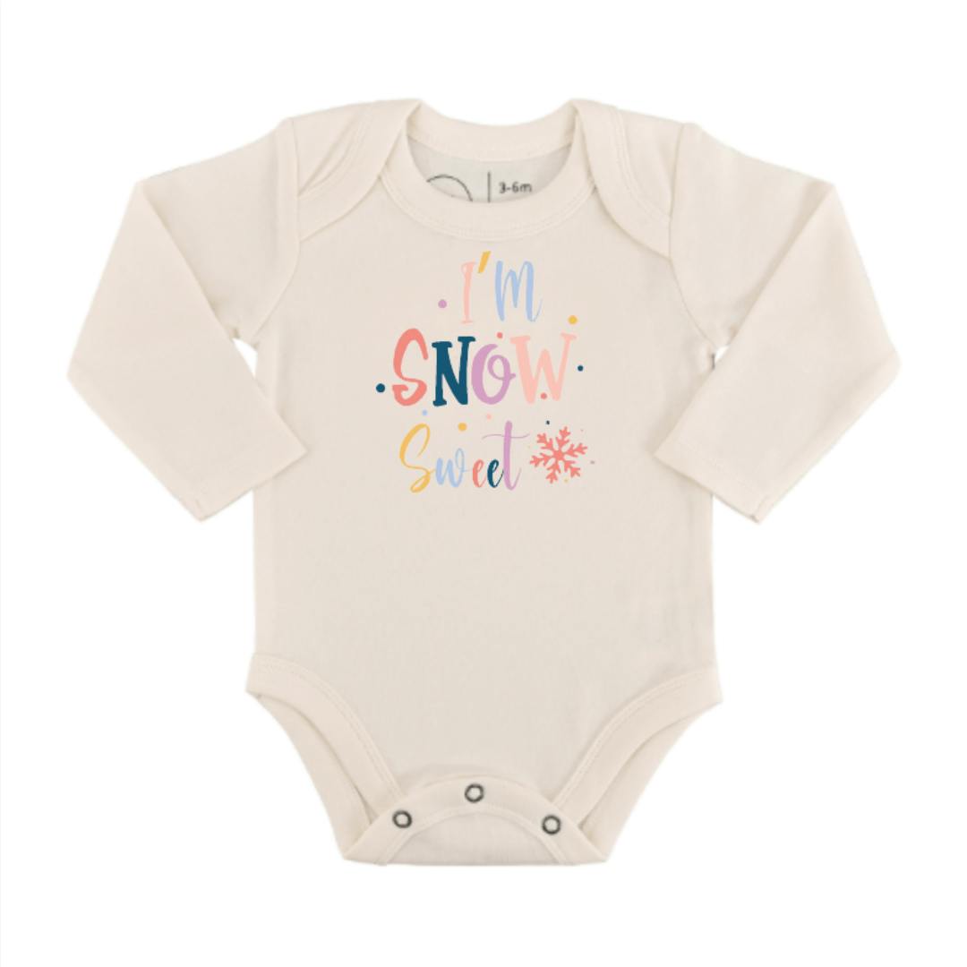 graphic bodysuit | snow sweet (long sleeve)