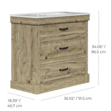 Teamson Home Donovan 36" Single Bathroom Vanity with Two Drawers