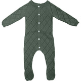 Diamond Pointelle Long Sleeve Footie