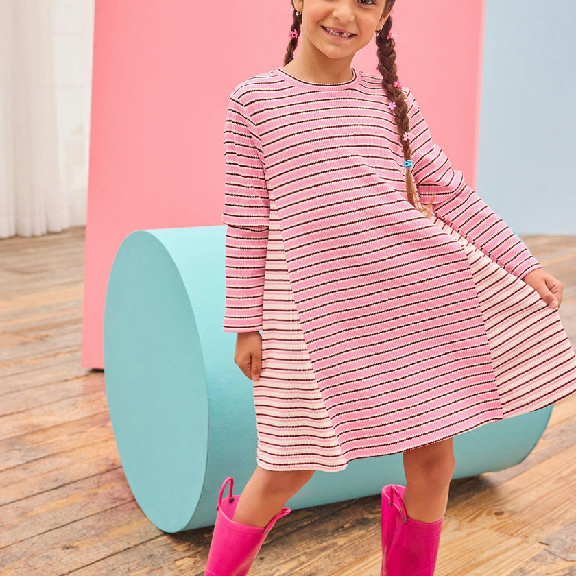 Mixed Stripe Dress