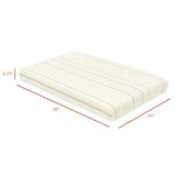 Mini Crib Sheet in GOTS Certified Organic Brushed Cotton in Ivory with Cool Multi-Color Stripes