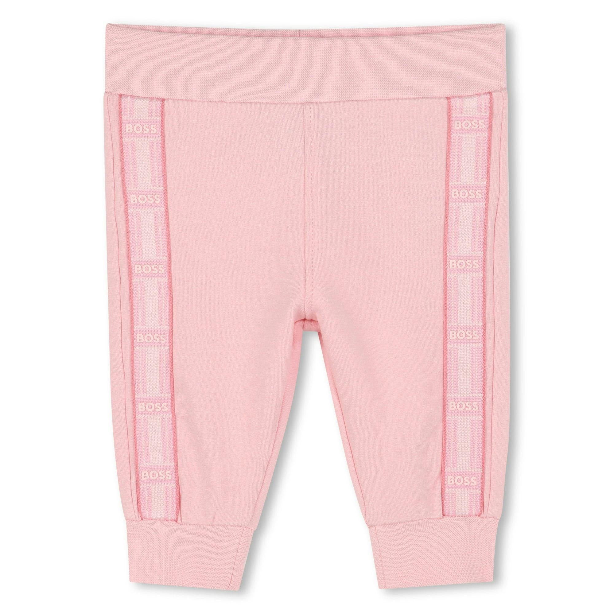 Pink 3 Piece Work-Out Outfit Set