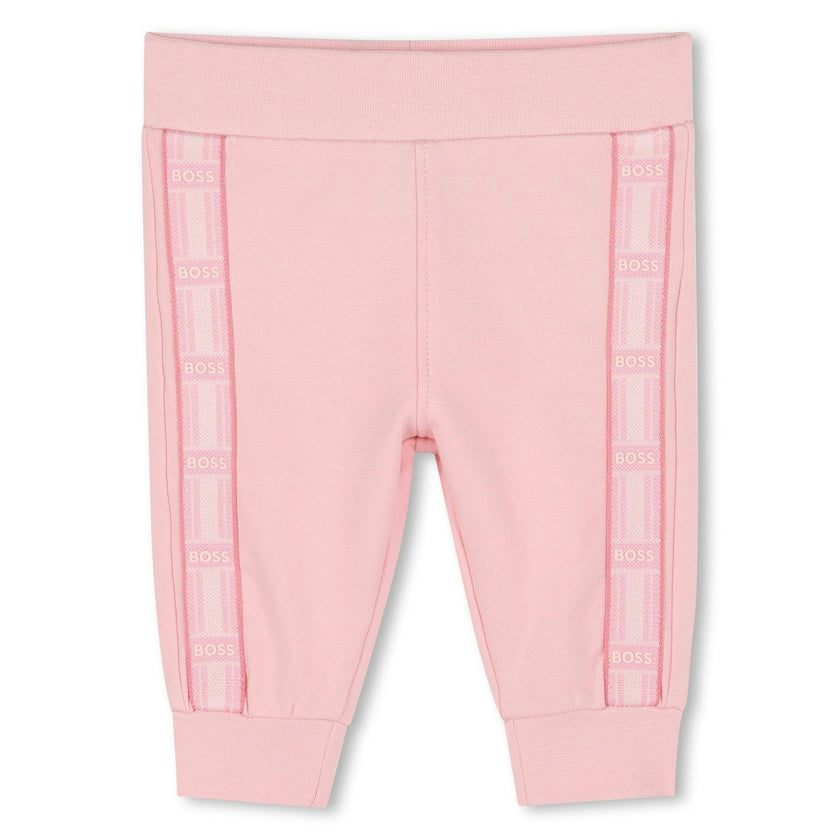 Pink 3 Piece Work-Out Outfit Set