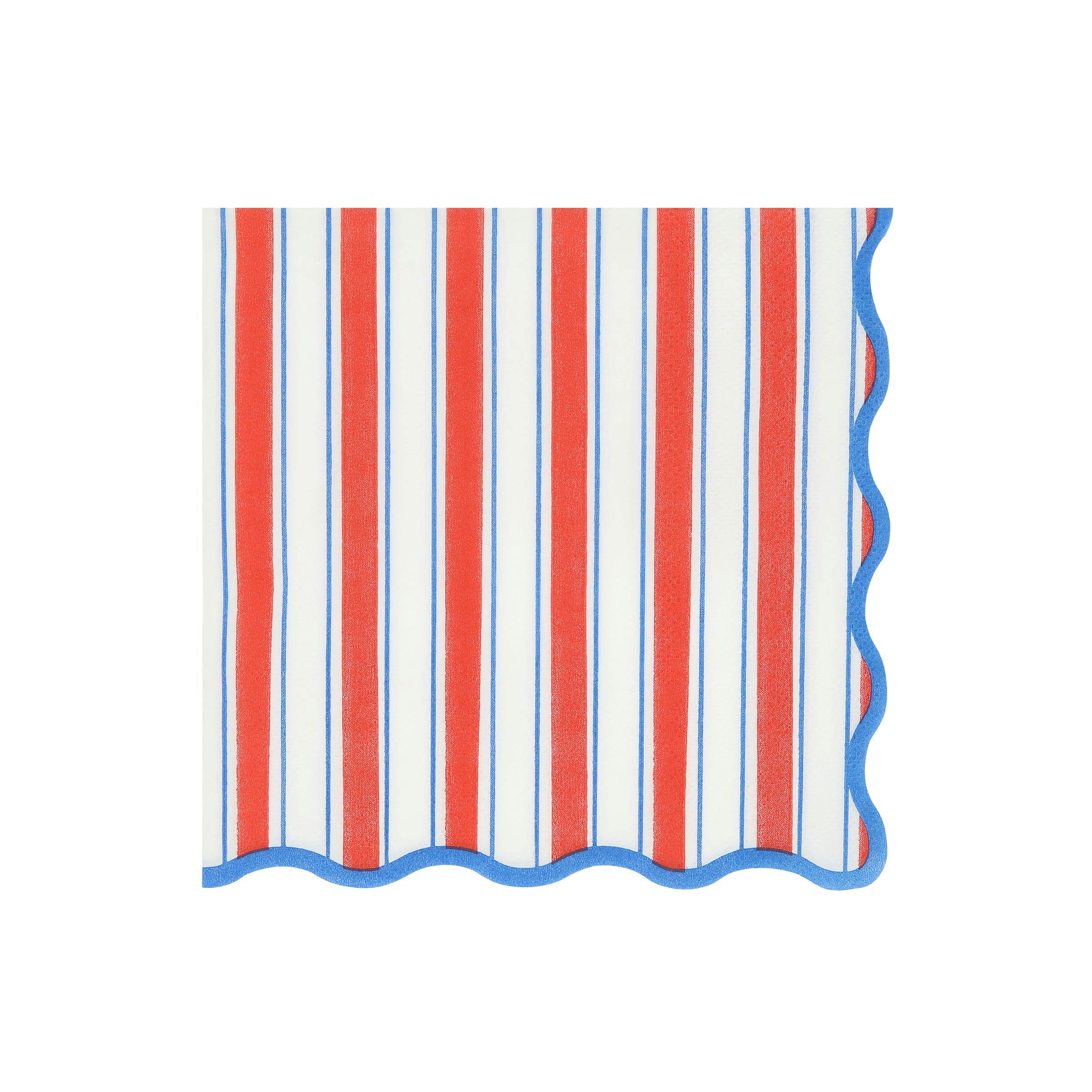 Nautical Striped Large Napkins