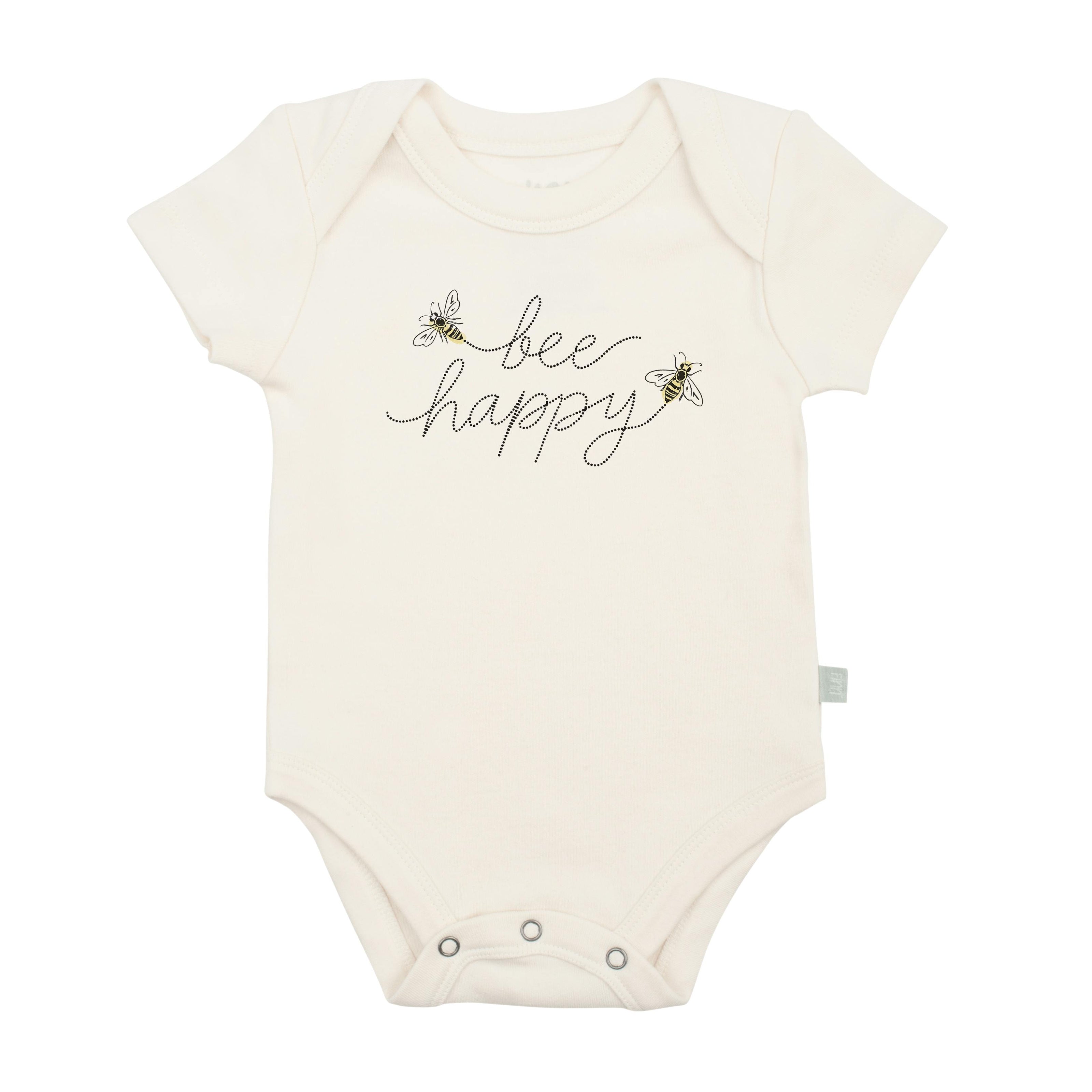 graphic bodysuit | bee happy