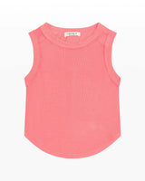 Ribbed Exposed Seam Tank Top